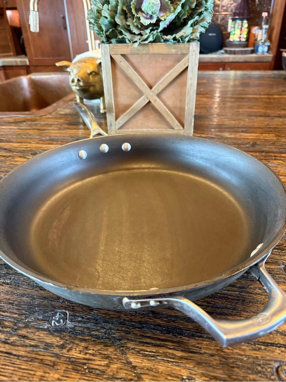 Calphalon Unison Sear 14” Huge Frying Pan with Helper Handle 1394